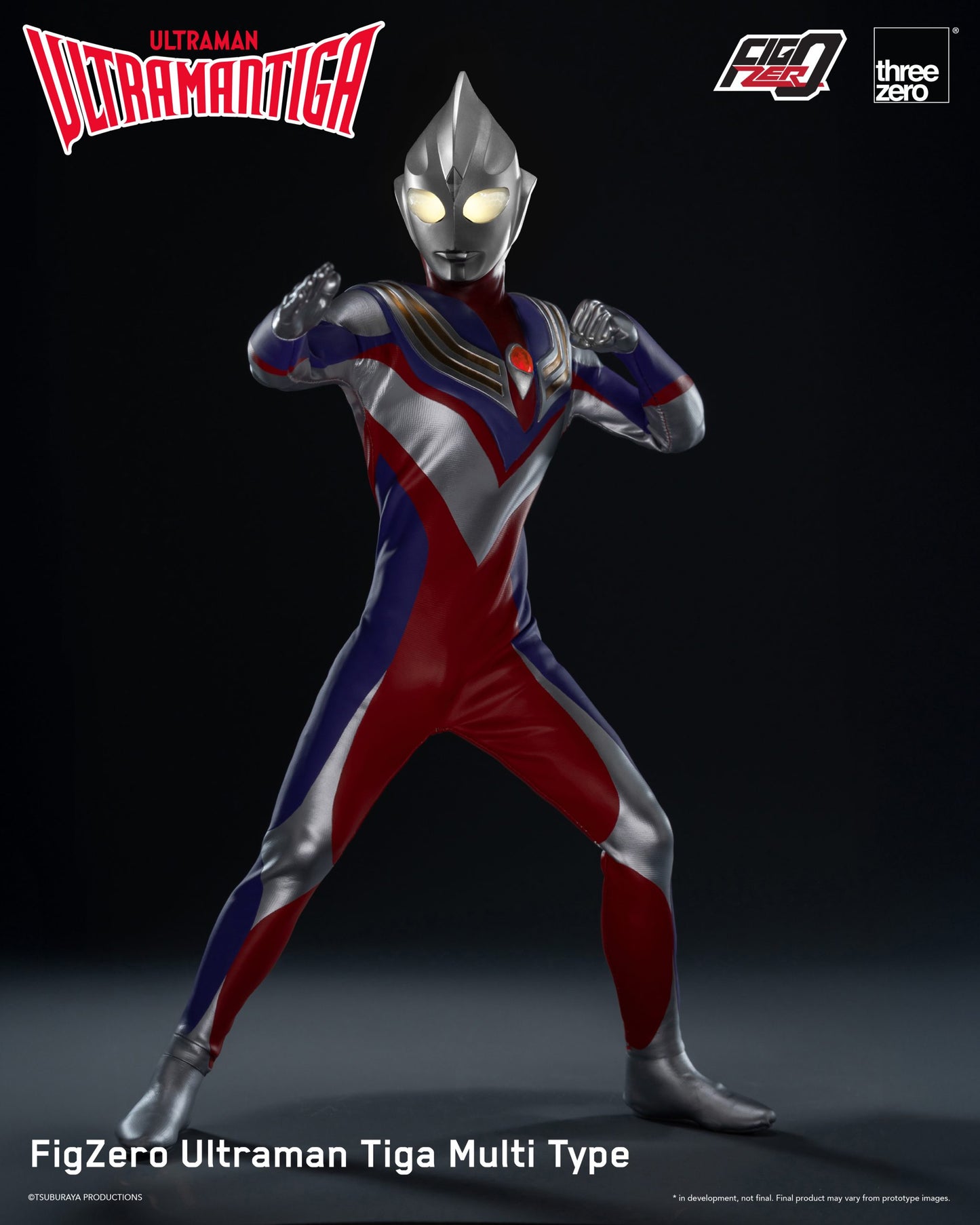 Ultraman Tiga FigZero Ultraman Tiga Multi Type (Special Edition)