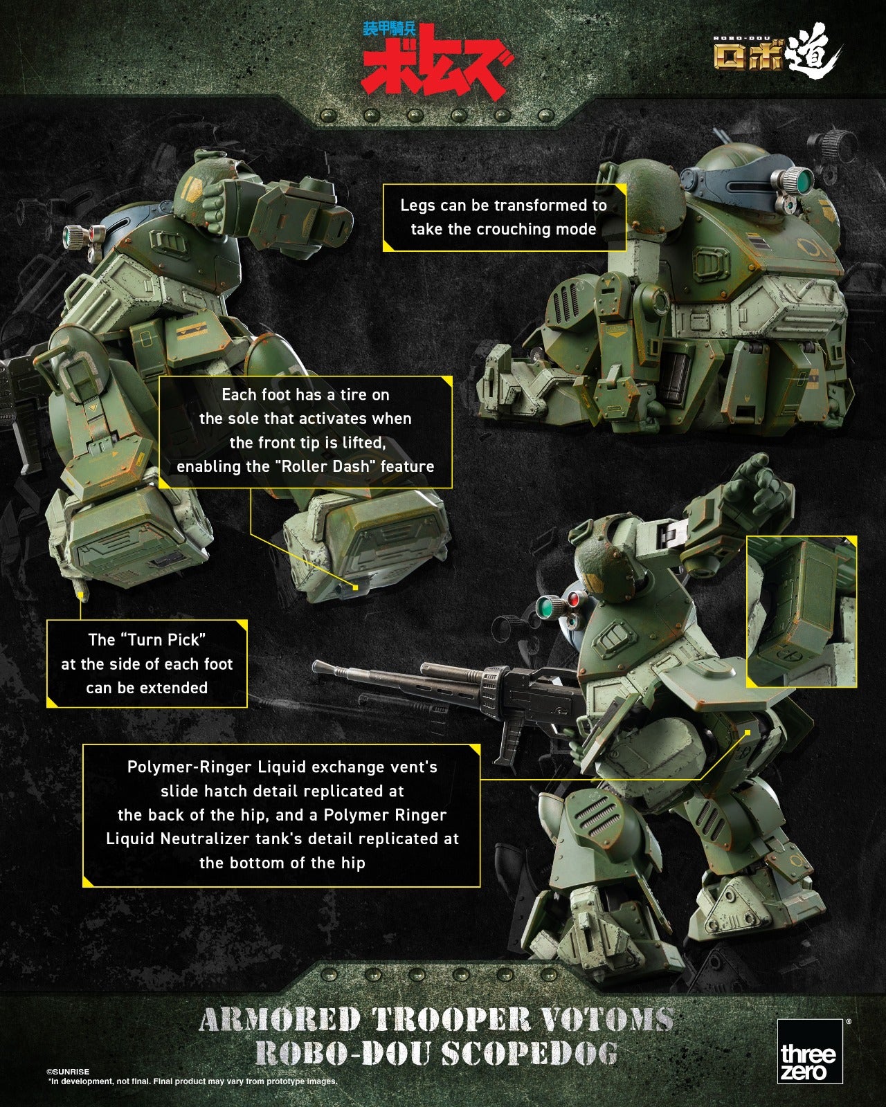 Armored Trooper VOTOMS ROBO-DOU Scopedog