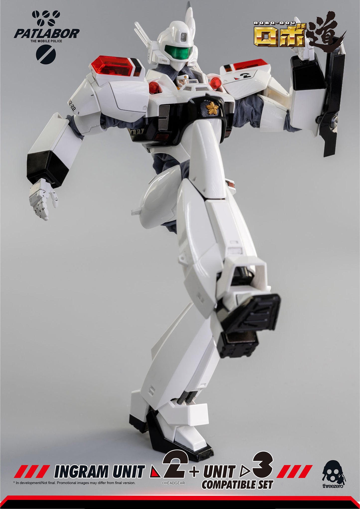 Mobile Police Patlabor ROBO-DOU Ingram Unit 2 + Unit 3 Compatible Set
