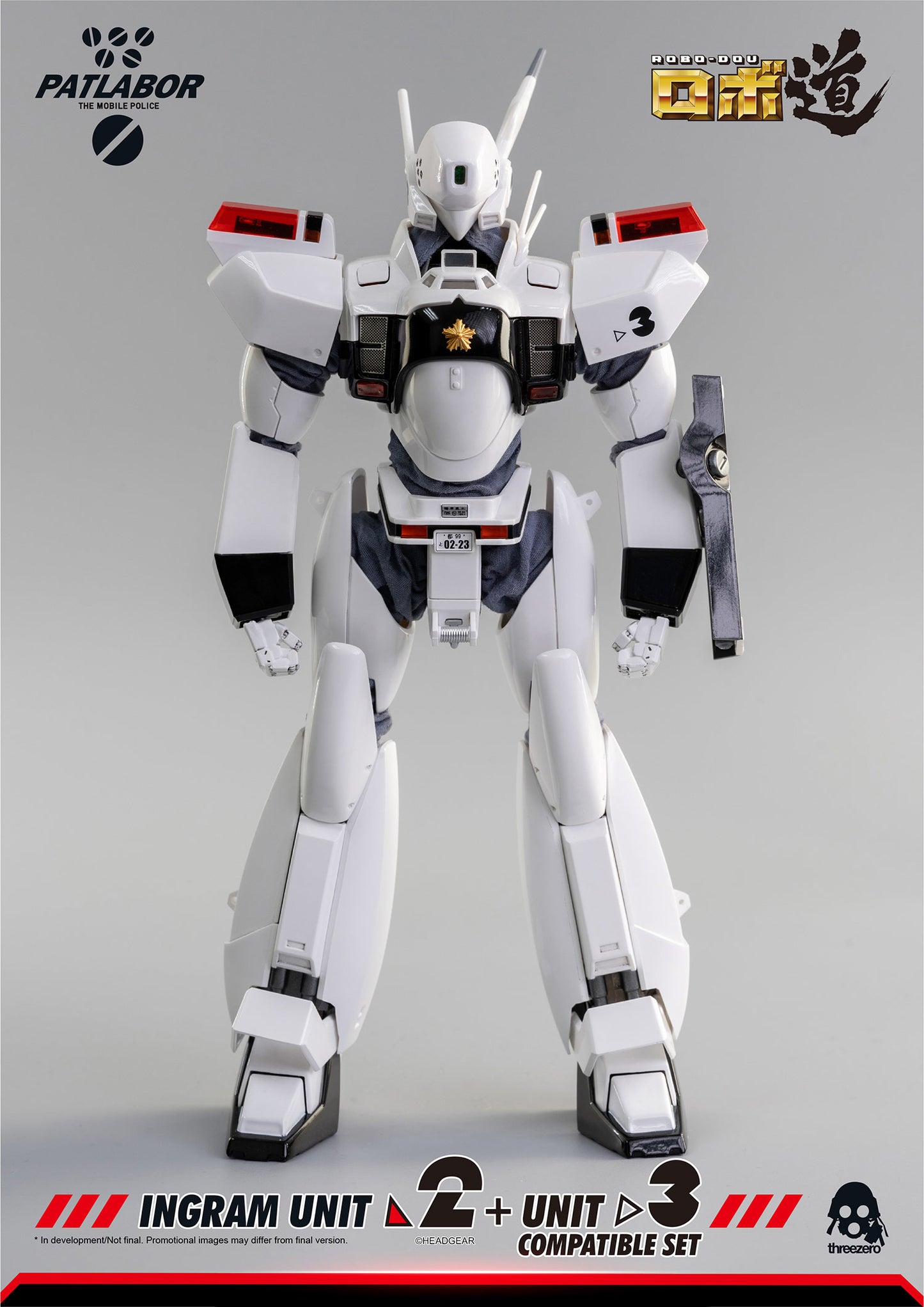 Mobile Police Patlabor ROBO-DOU Ingram Unit 2 + Unit 3 Compatible Set