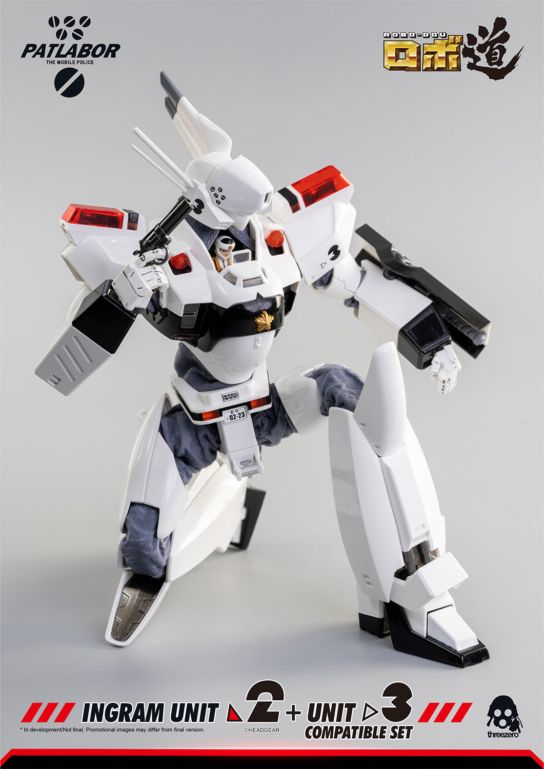 Mobile Police Patlabor ROBO-DOU Ingram Unit 2 + Unit 3 Compatible Set