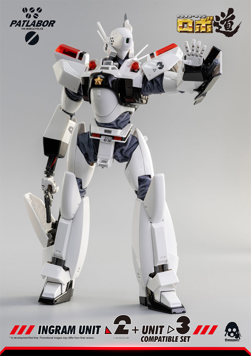 Mobile Police Patlabor ROBO-DOU Ingram Unit 2 + Unit 3 Compatible Set
