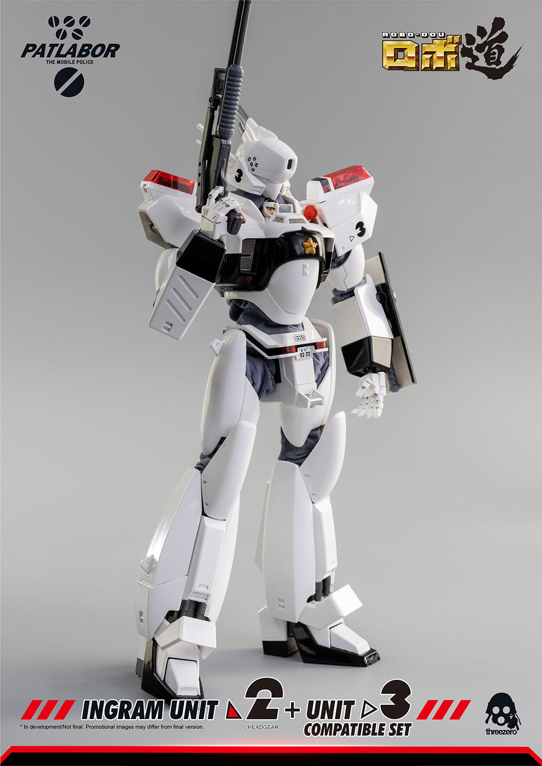 Mobile Police Patlabor ROBO-DOU Ingram Unit 2 + Unit 3 Compatible Set