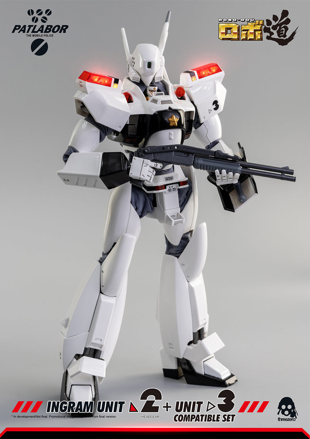 Mobile Police Patlabor ROBO-DOU Ingram Unit 2 + Unit 3 Compatible Set