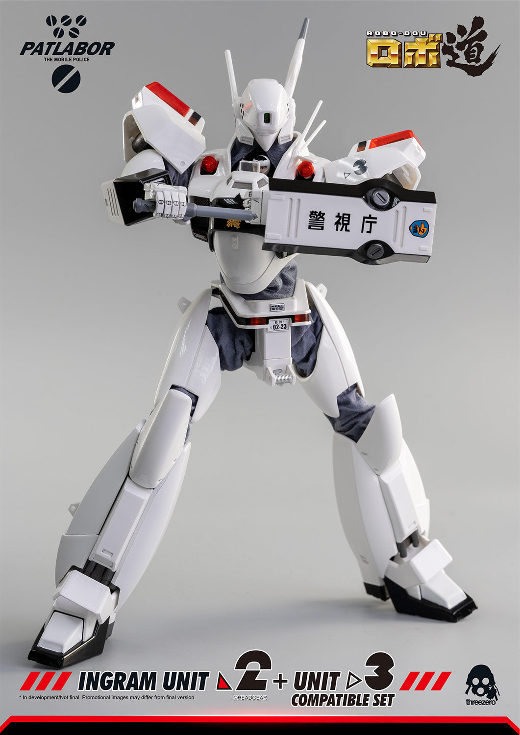 Mobile Police Patlabor ROBO-DOU Ingram Unit 2 + Unit 3 Compatible Set