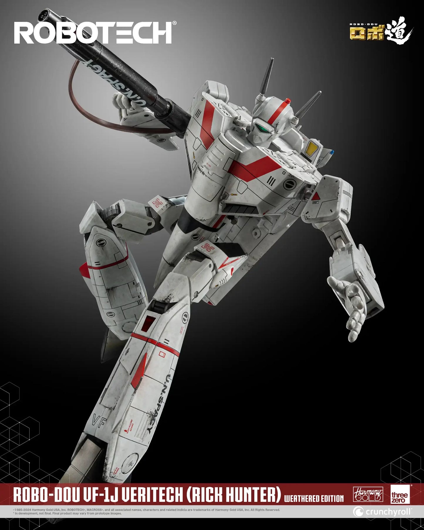 ROBOTECH ROBO-DOU ROBOTECH VF-1J Veritech (Rick Hunter) Weathered Edition