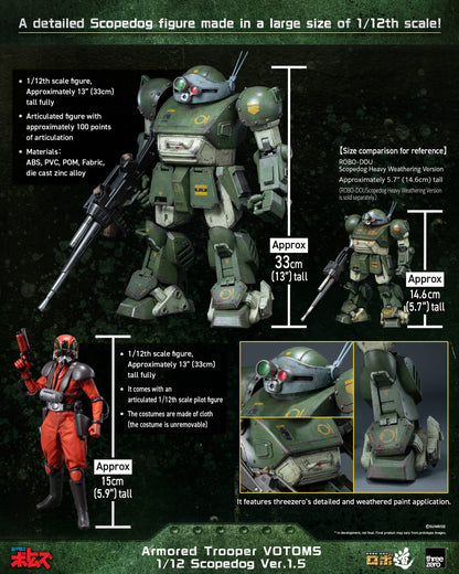 Armored Trooper VOTOMS 1/12 Scopedog Ver.1.5