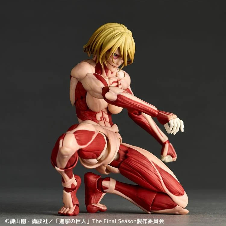 CT Attack on Titan Amazing Yamaguchi Revoltech NR068 Female Titan (Annie Leonhart) Action Figure