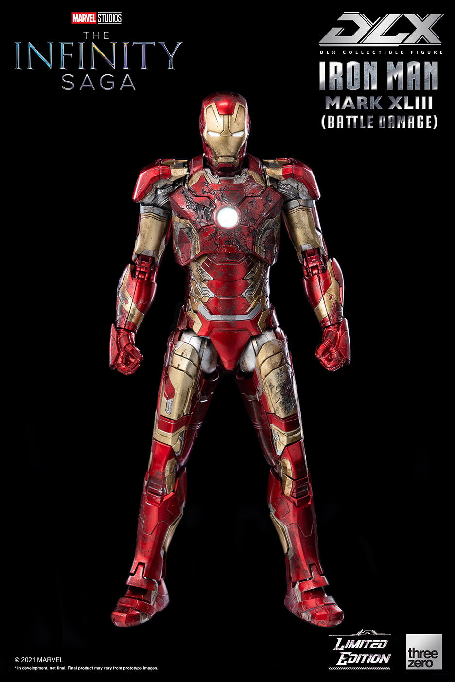 Marvel Studios: The Infinity Saga DLX Iron Man Mark 43 (Battle Damage)