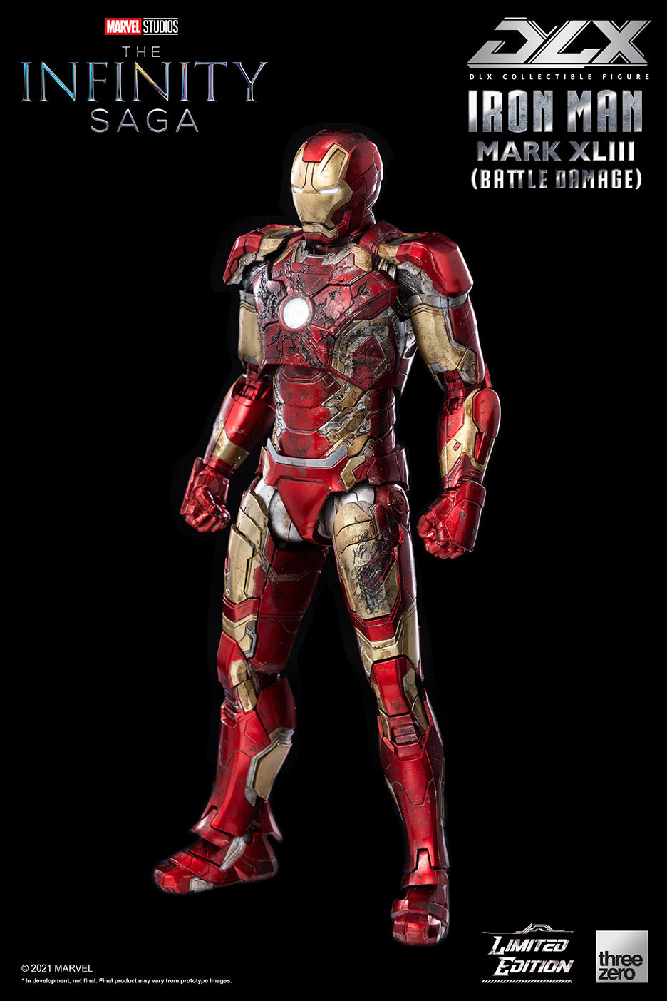 Marvel Studios: The Infinity Saga DLX Iron Man Mark 43 (Battle Damage)