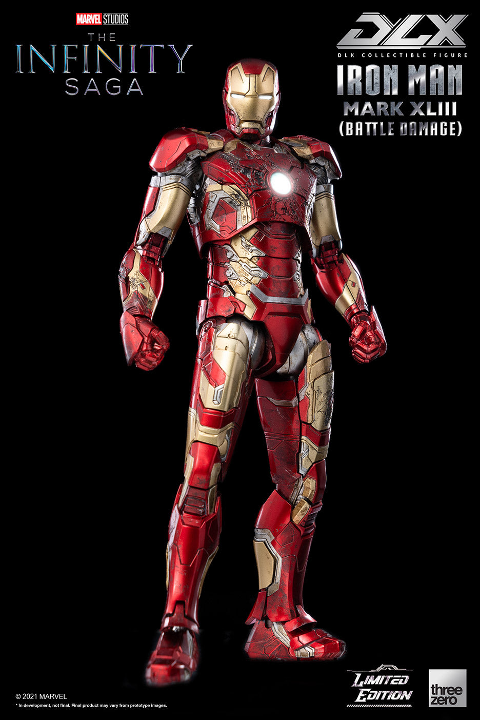 Marvel Studios: The Infinity Saga DLX Iron Man Mark 43 (Battle Damage)