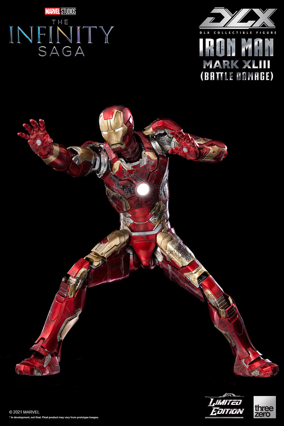 Marvel Studios: The Infinity Saga DLX Iron Man Mark 43 (Battle Damage)