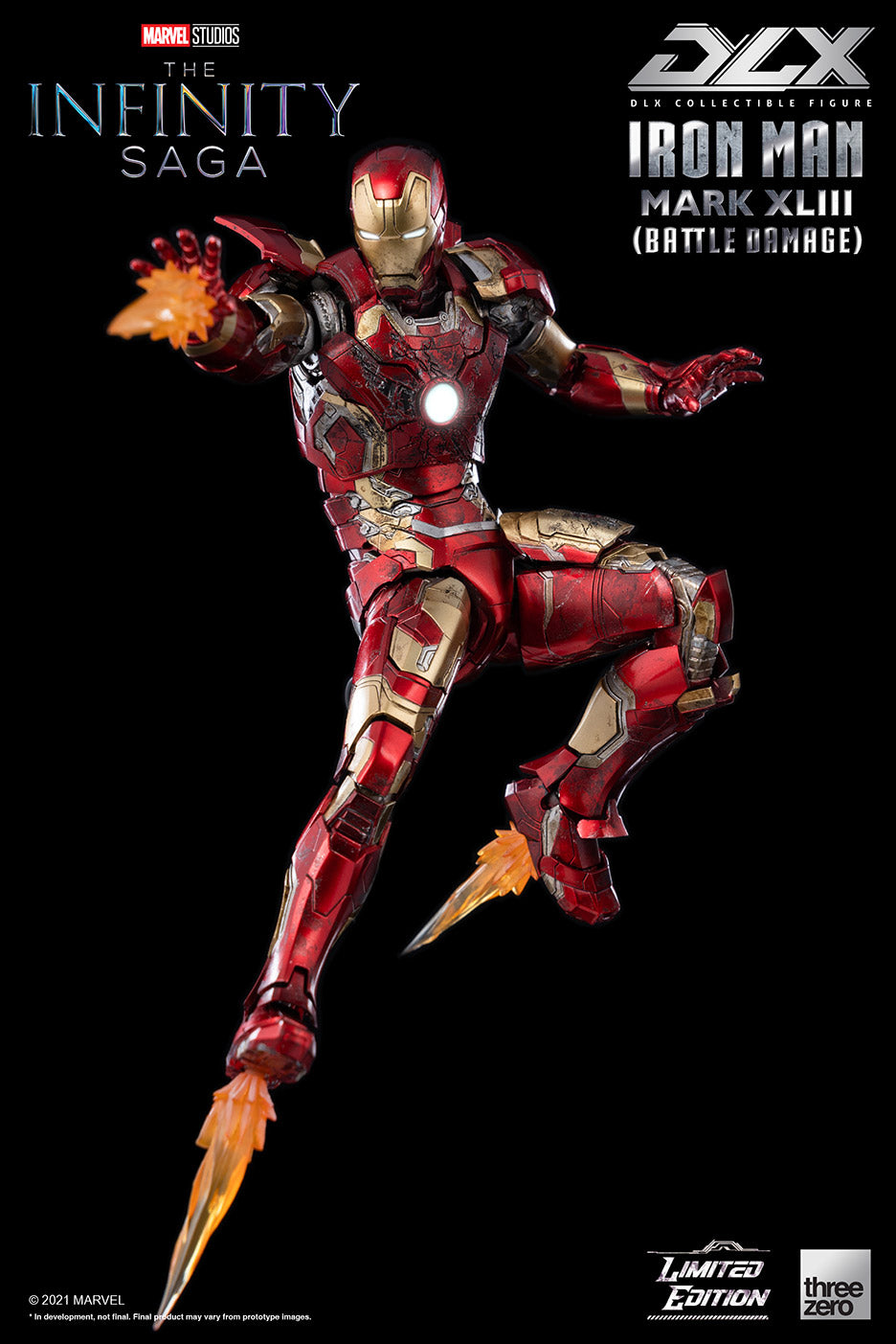 Marvel Studios: The Infinity Saga DLX Iron Man Mark 43 (Battle Damage)