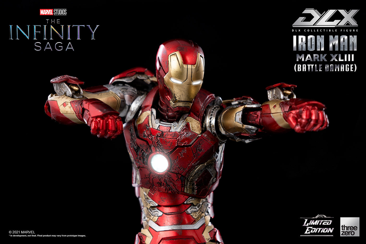 Marvel Studios: The Infinity Saga DLX Iron Man Mark 43 (Battle Damage)